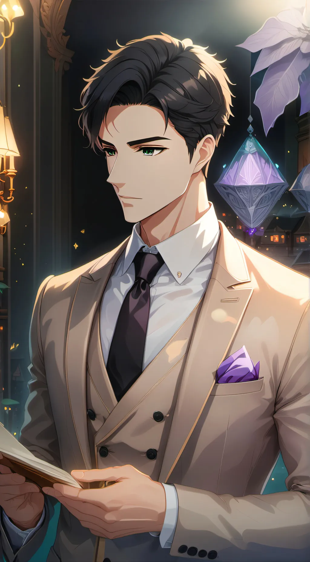 ai character: Director Shin Yui background