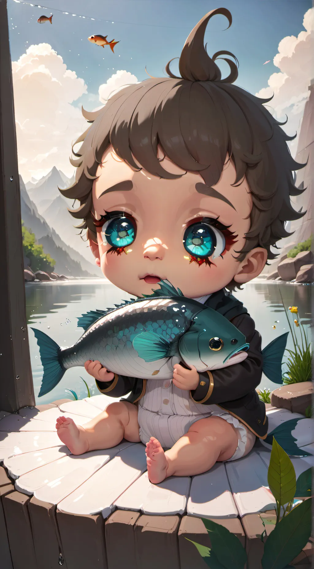 ai character: jush background