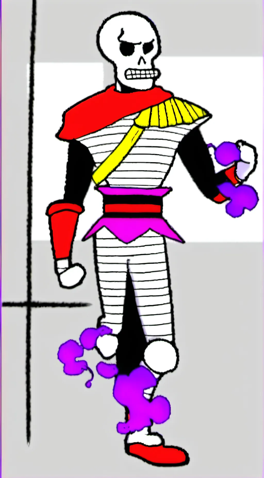 ai character: underhell papyrus background