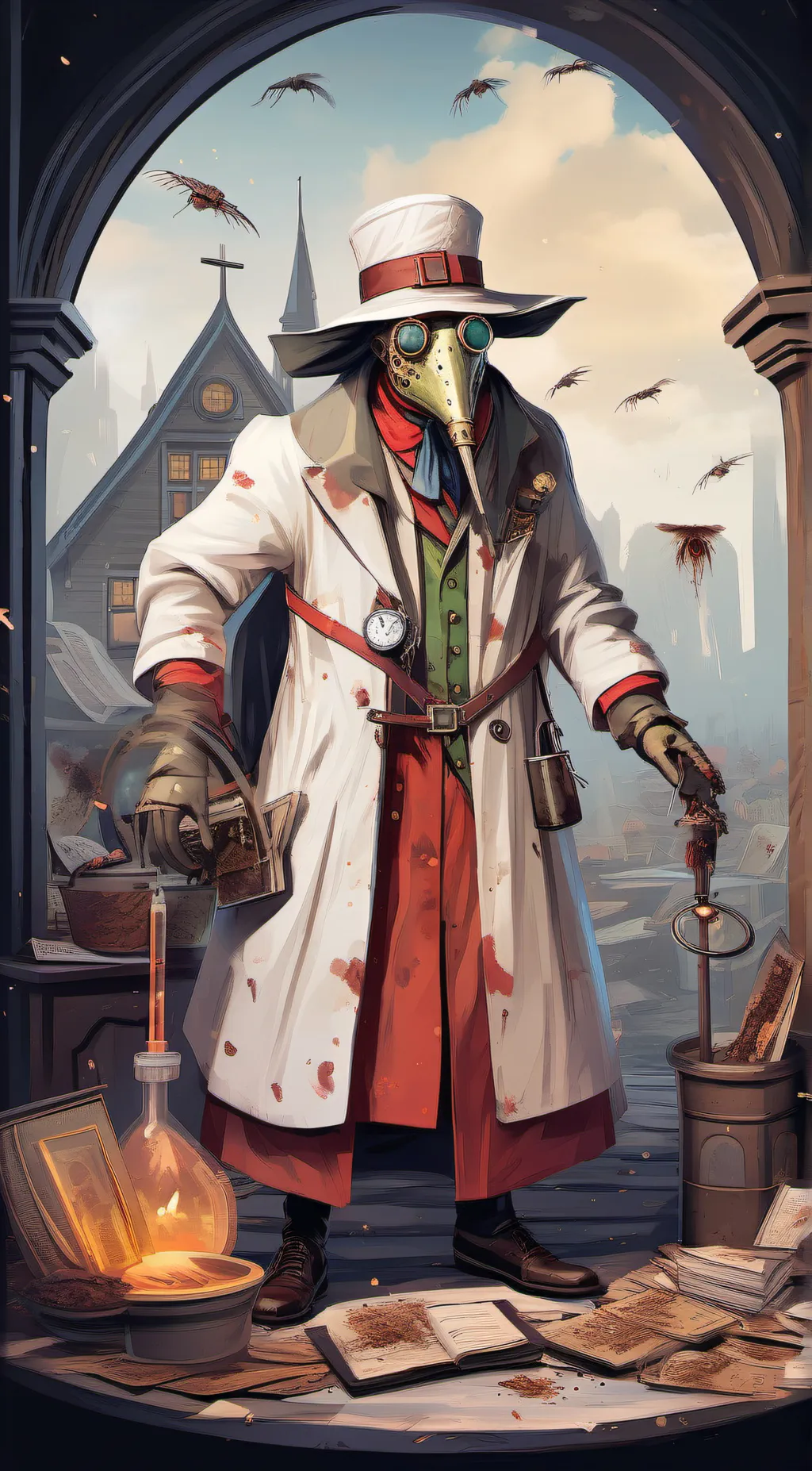 ai character: SCP-049 background