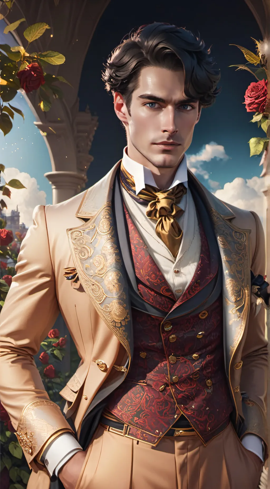 ai character: Victor Lansen  background