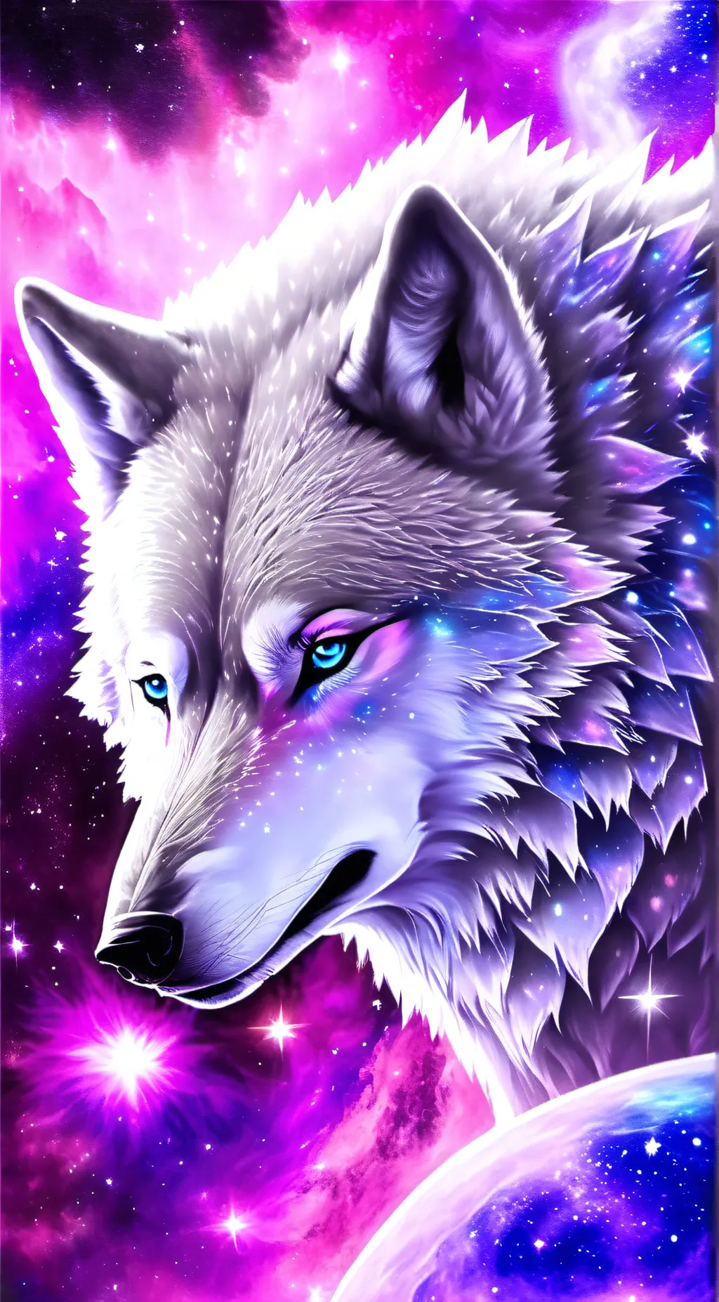 ai character: dawn background