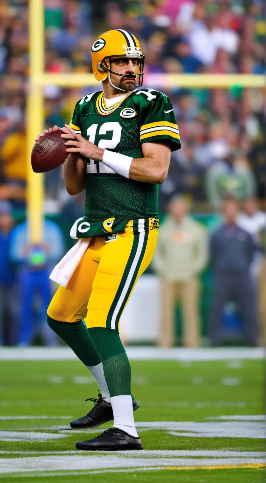ai character: Aaron Rodgers  background