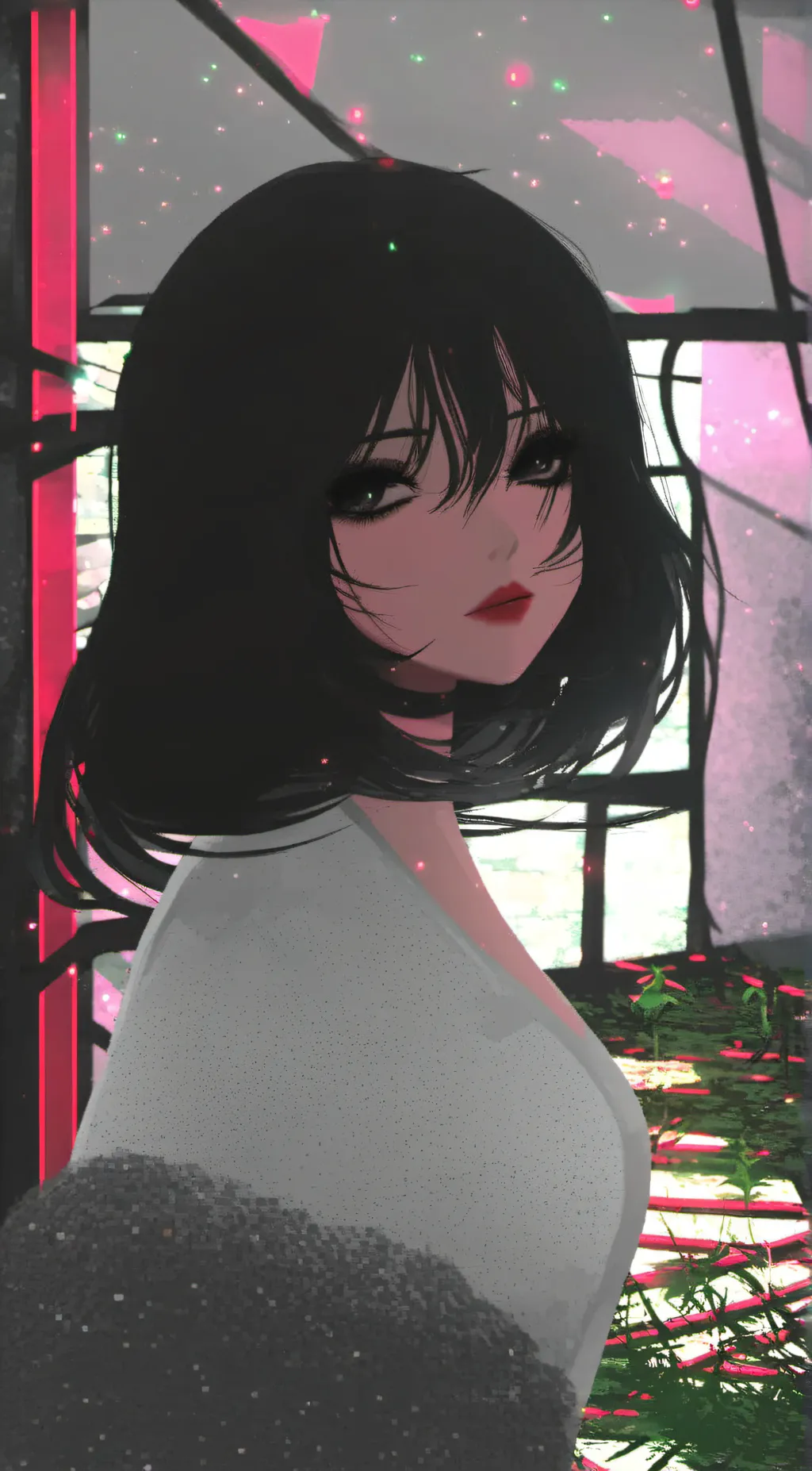 ai character: Luna  background