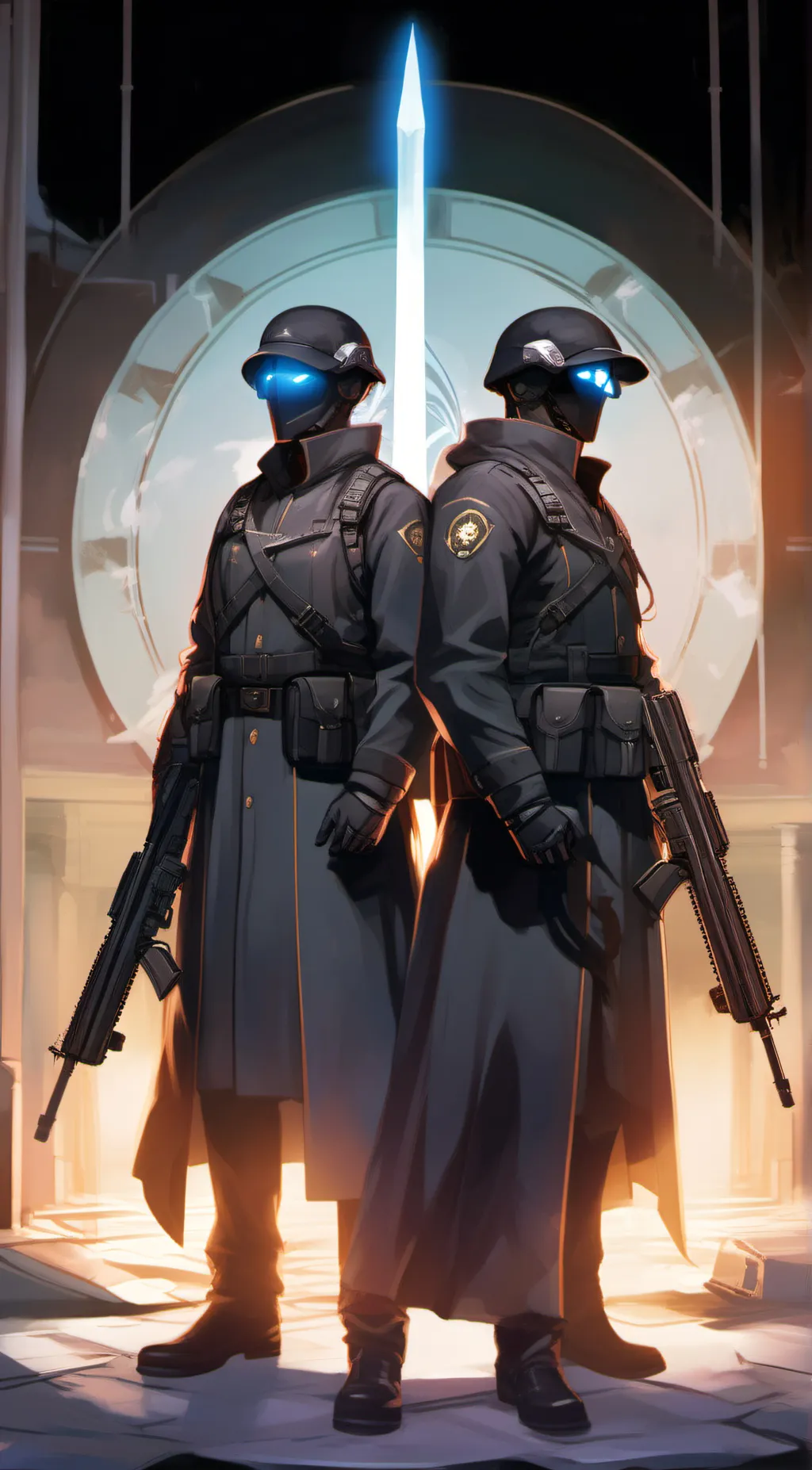 ai character: Scp guards background
