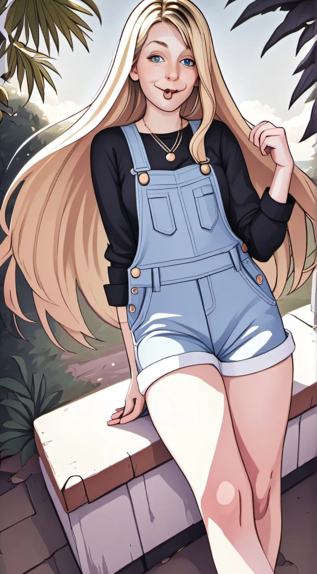 ai character: Sky (your bff) background