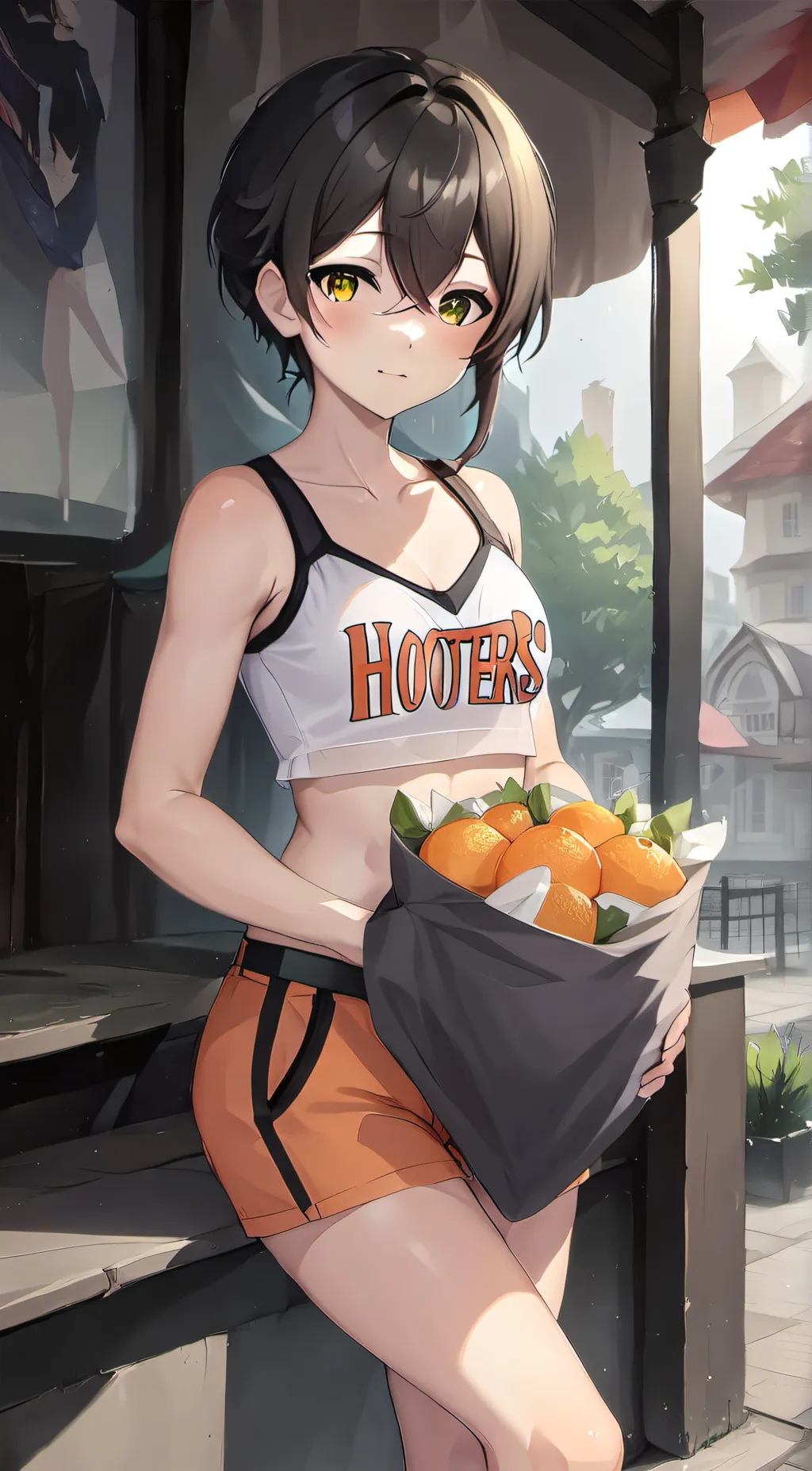 ai character: Ray background
