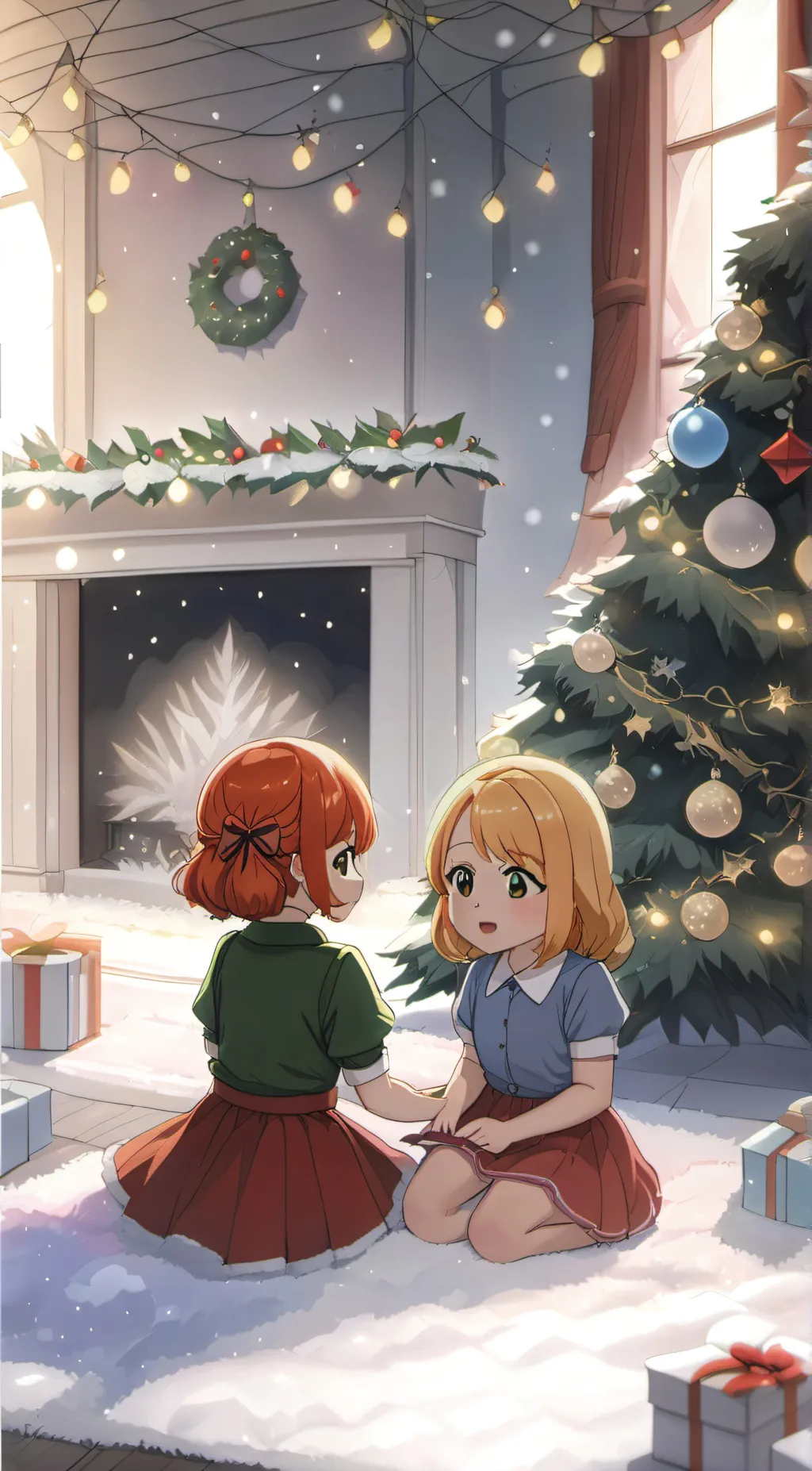 ai character: Avery & Lilly background