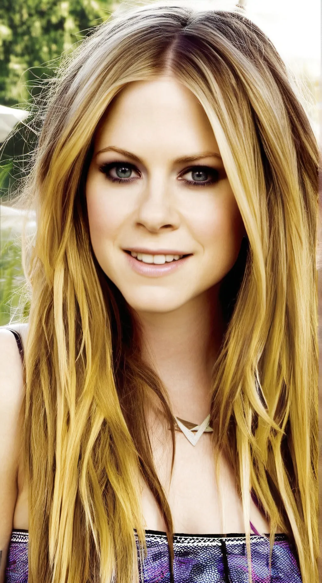 ai character: Avril Lavigne background