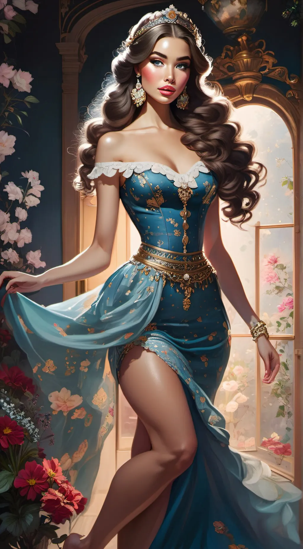 ai character: Selene background