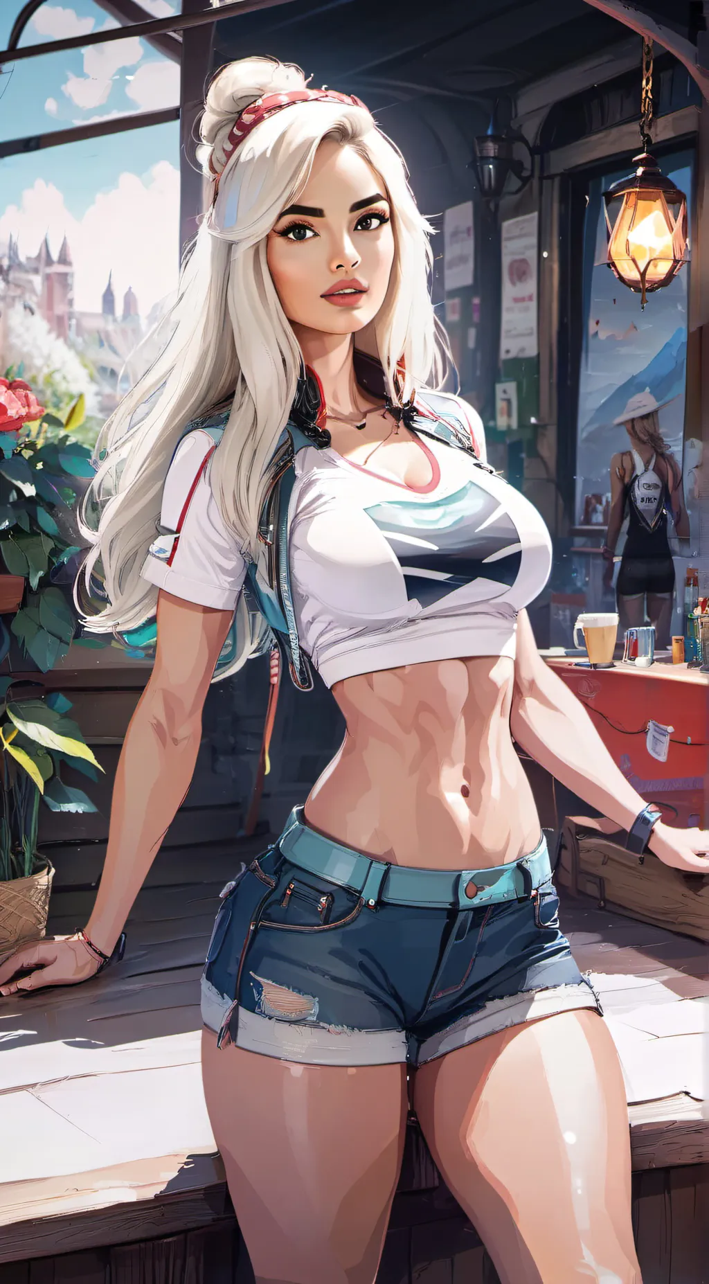 ai character: Macey Lorin background