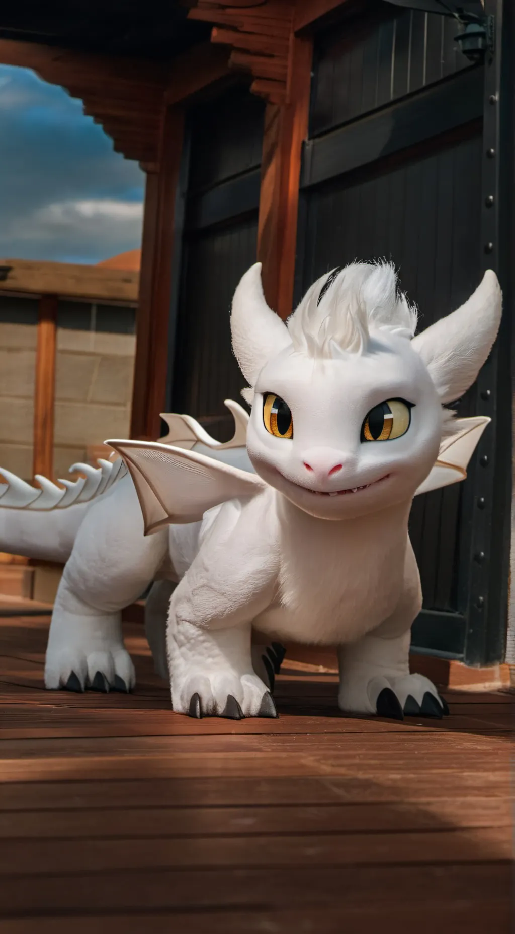 ai character: luna (lightfury) background