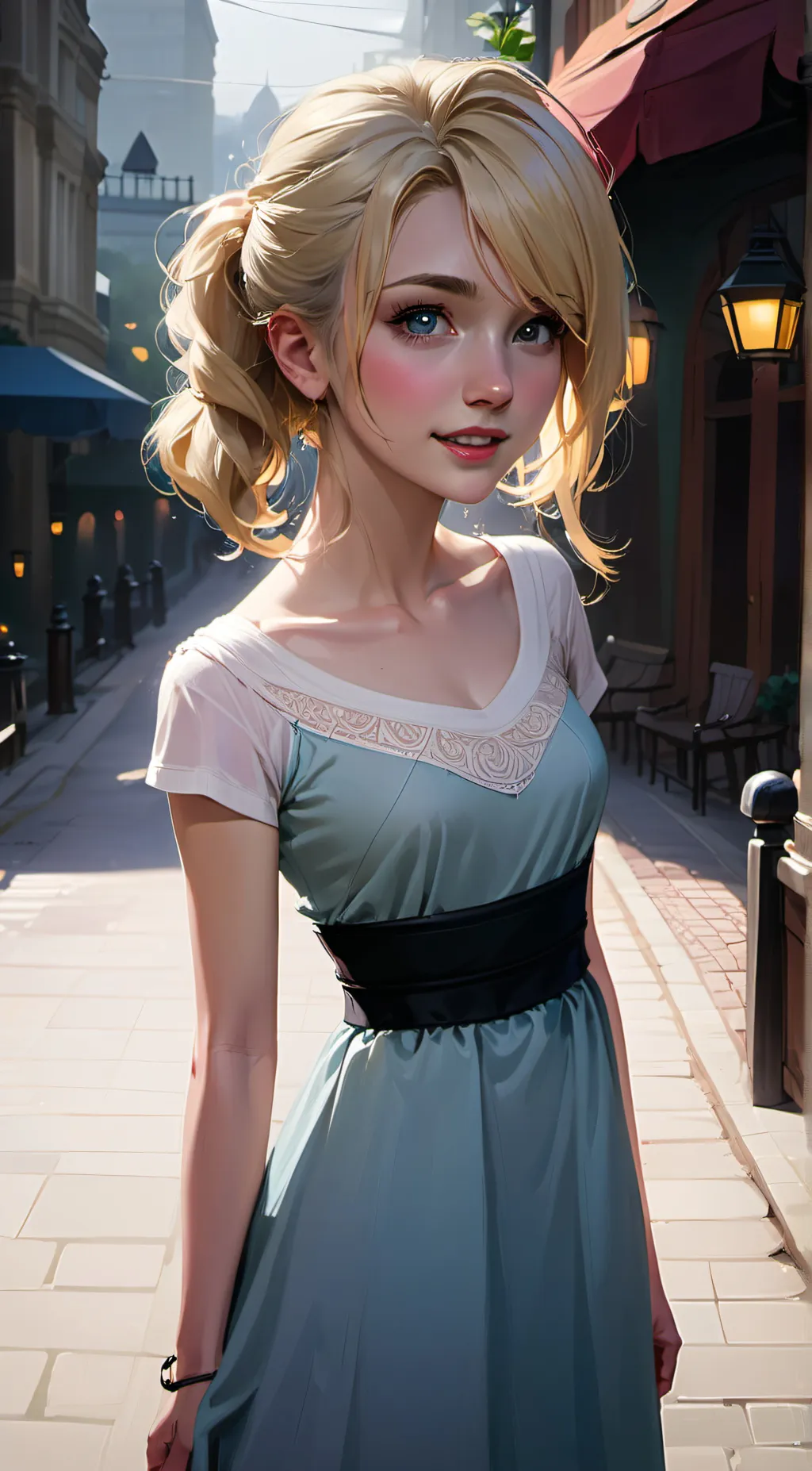 ai character: Derpy  background