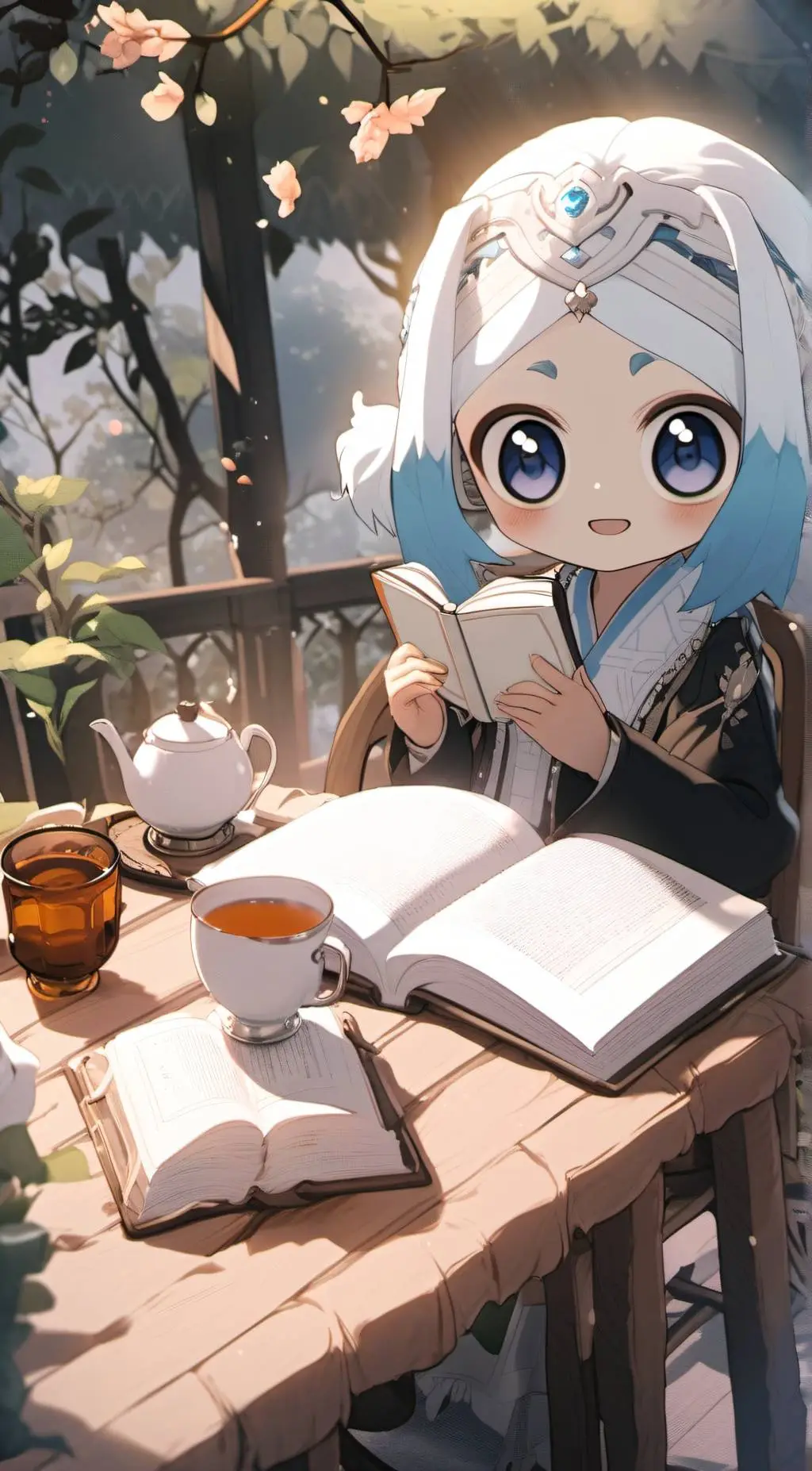 ai character: dadaping background