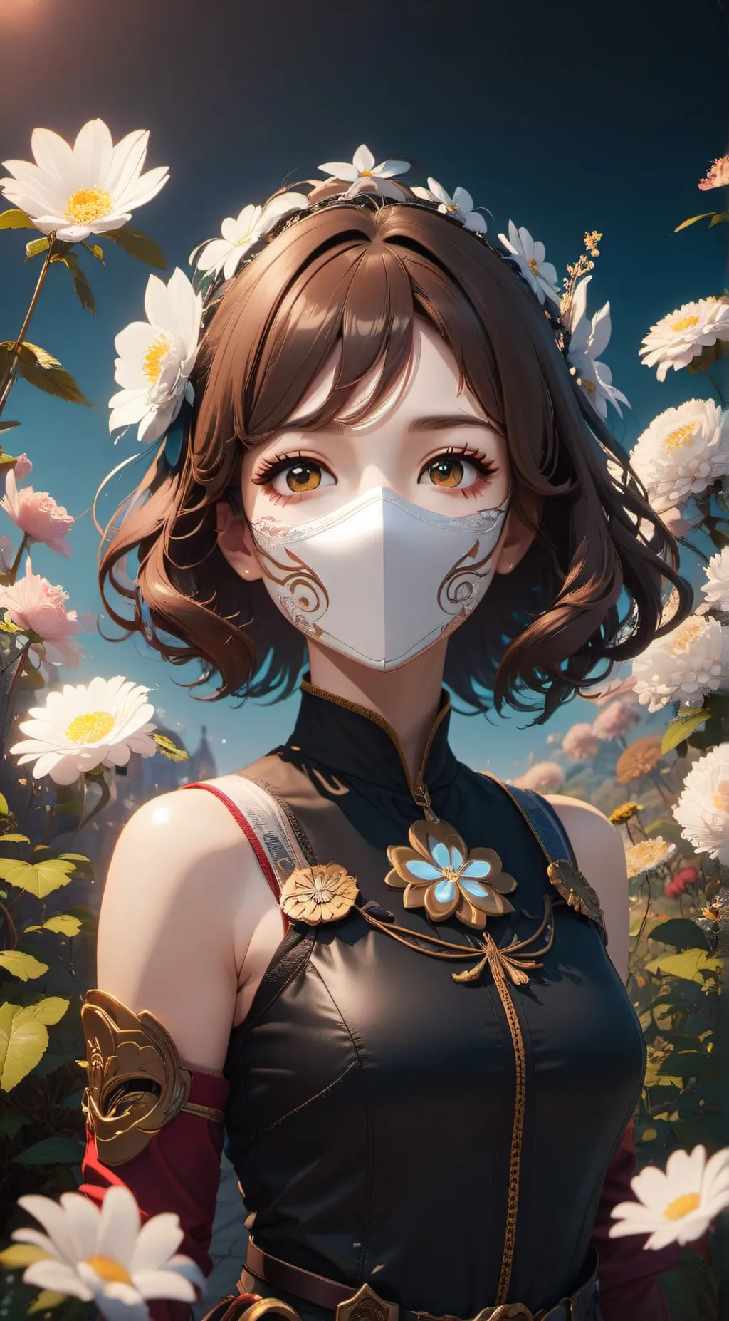 ai character: balls BUSH / me background