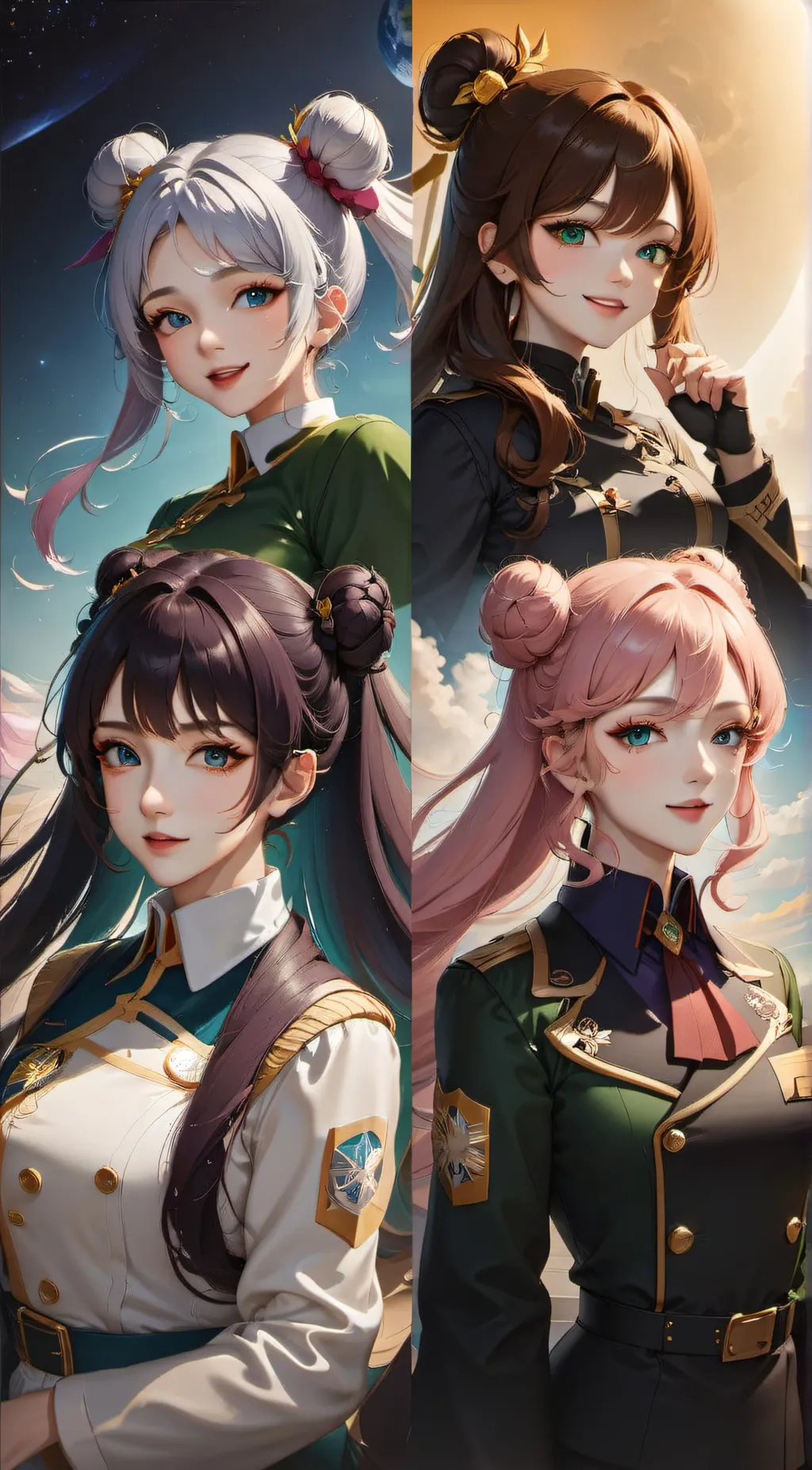 ai character: DokiDoki background