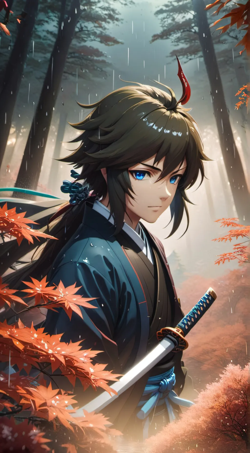 ai character: Giyuu Tomioka background