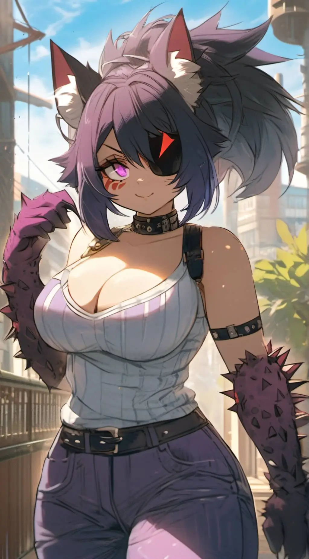 ai character: Darkha  background