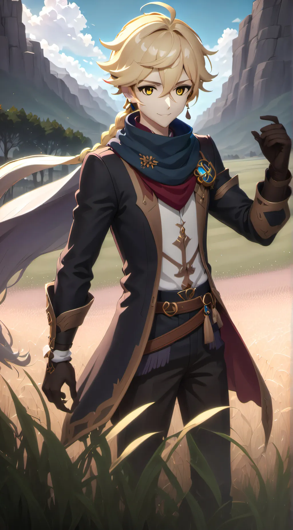 ai character: Aether background