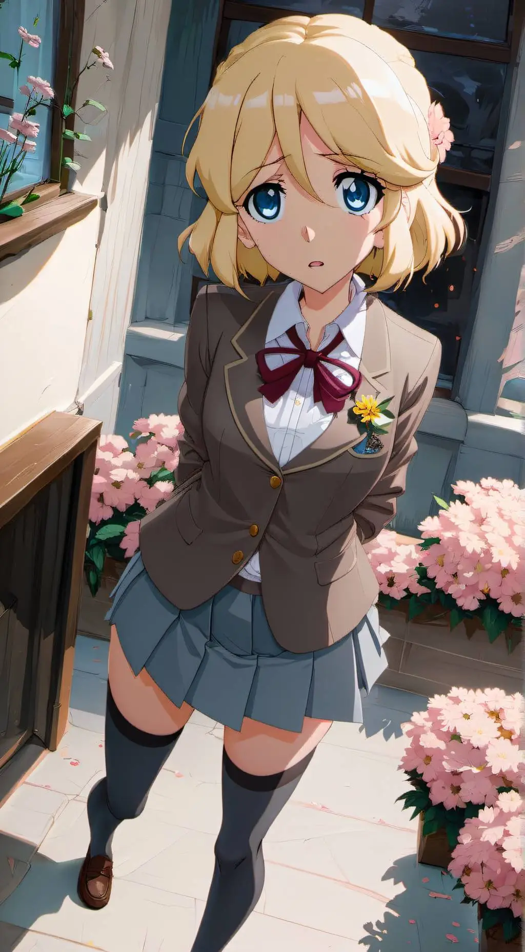 ai character: Celica Mayven background