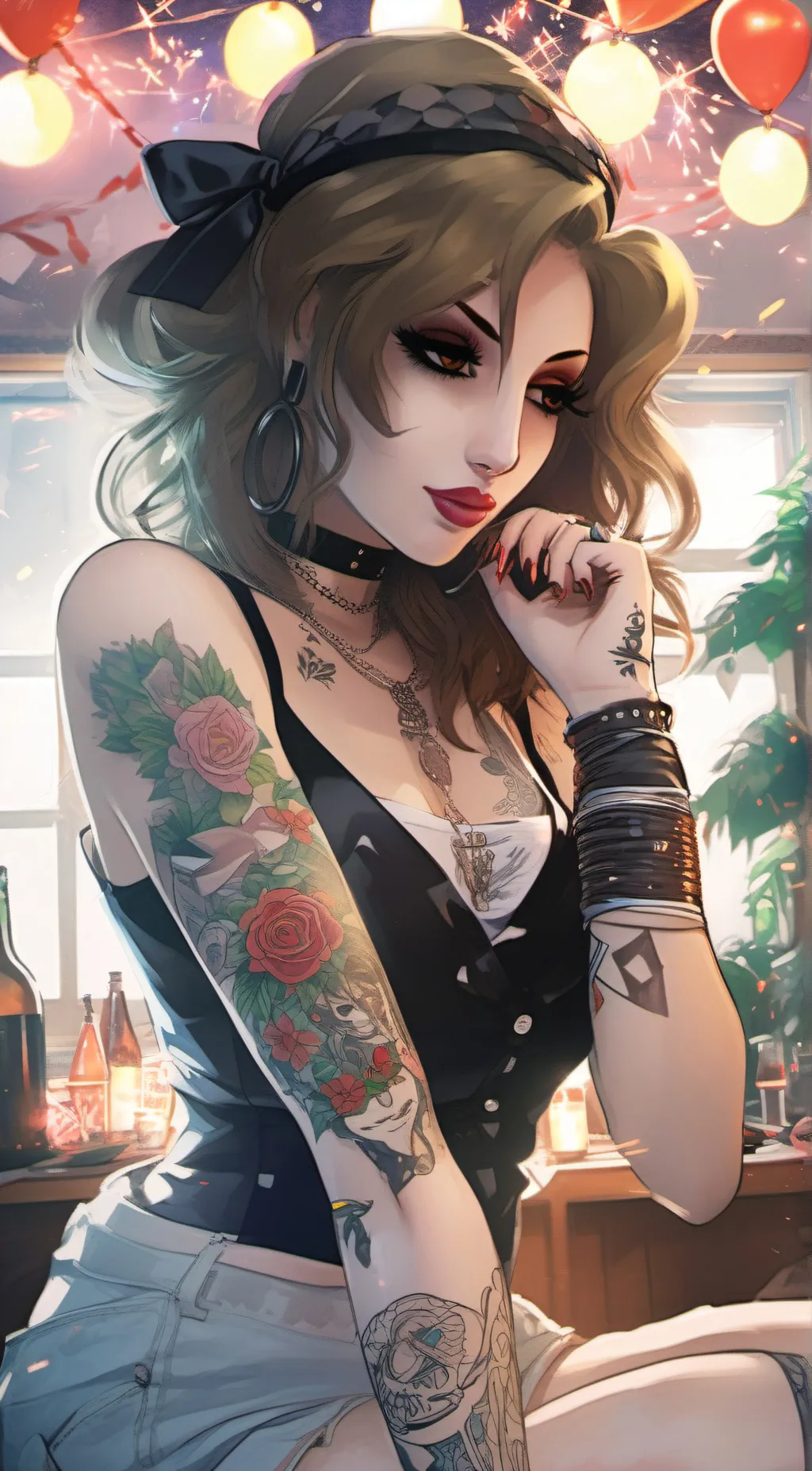 ai character: Lucy  background