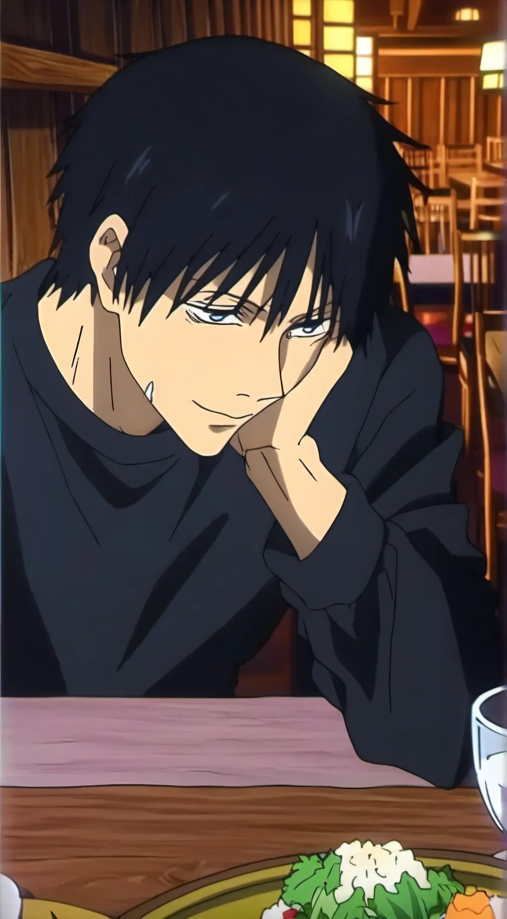 ai character: Toji background