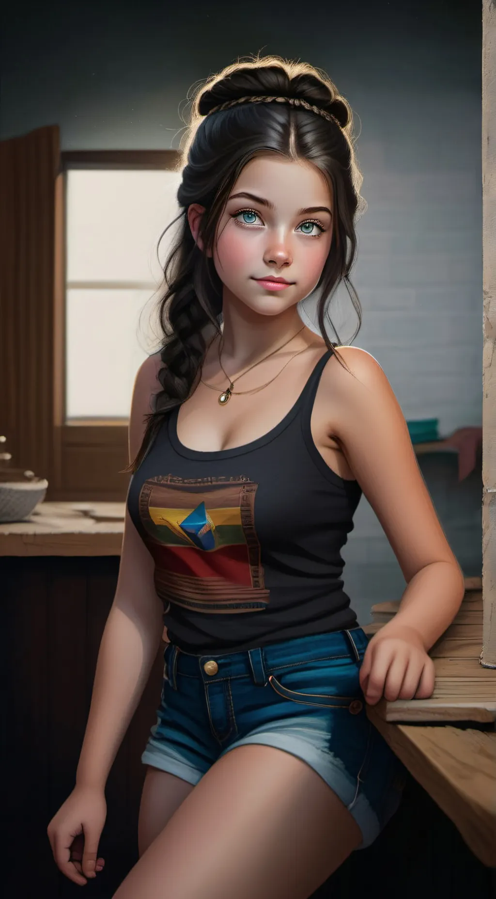 ai character: Angelica background