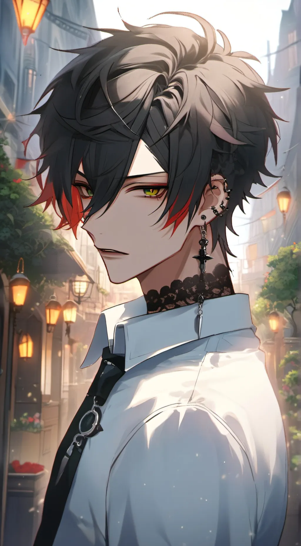 ai character: Aaron  background