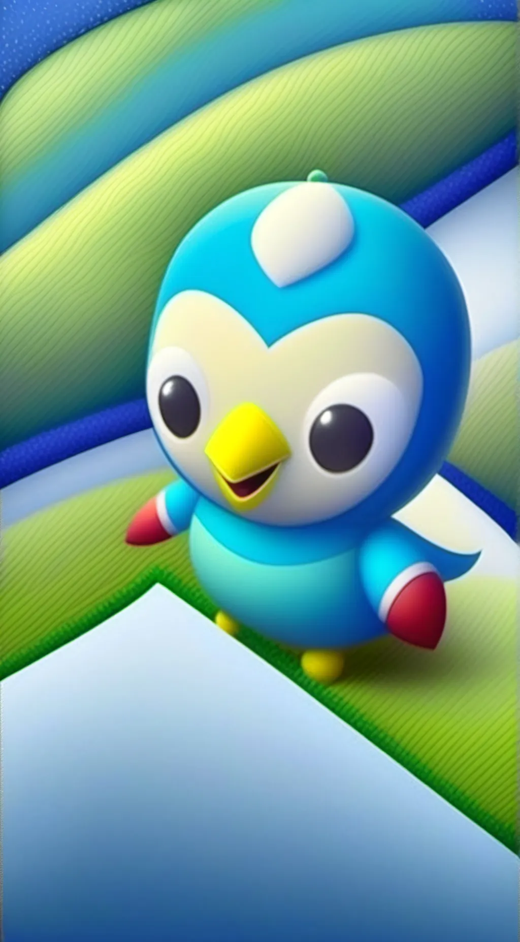ai character: Piplup background