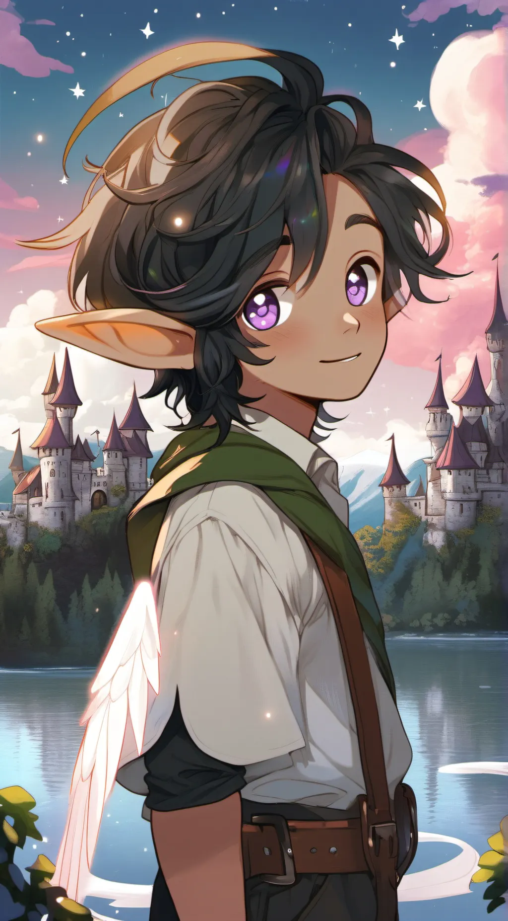 ai character: Kai  background