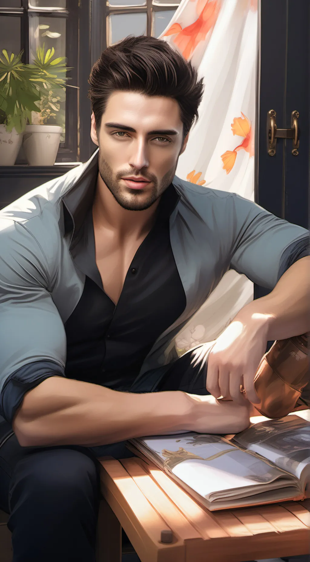 ai character: Marcos background