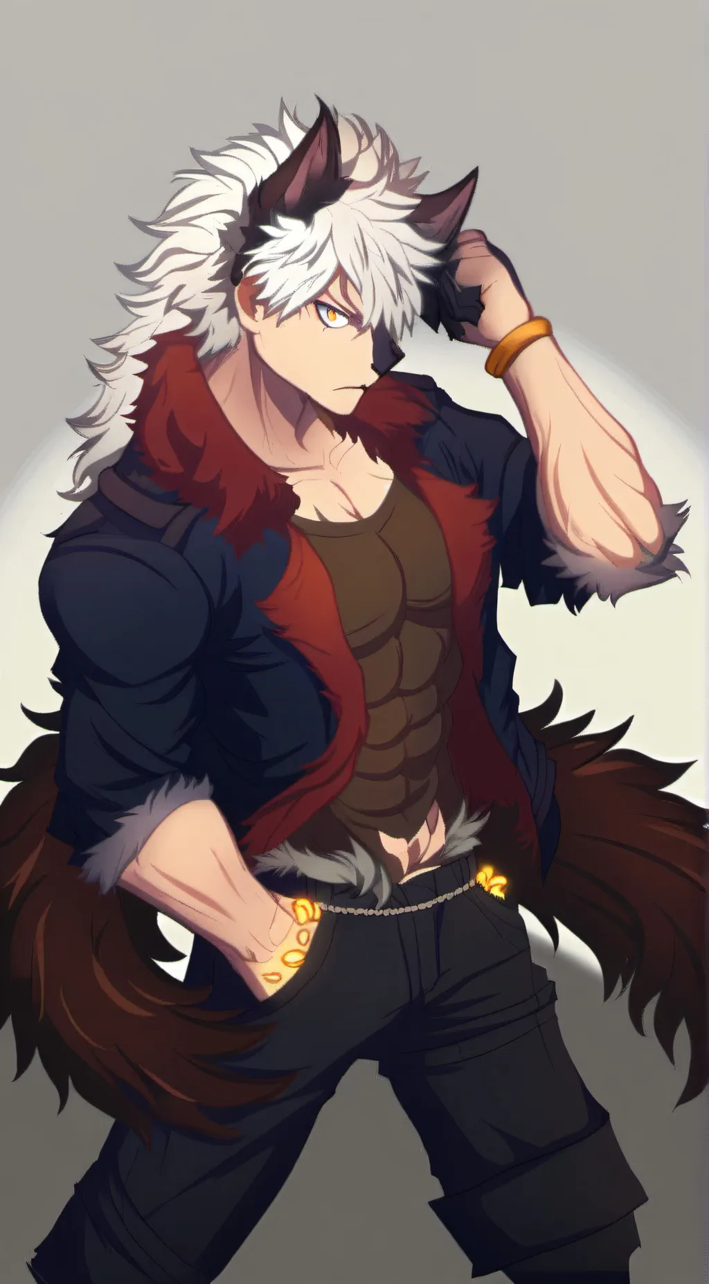 ai character: Bakugo Katsuki  background