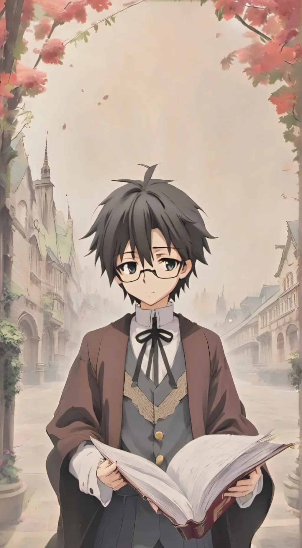 ai character: Jun Sakurada  background