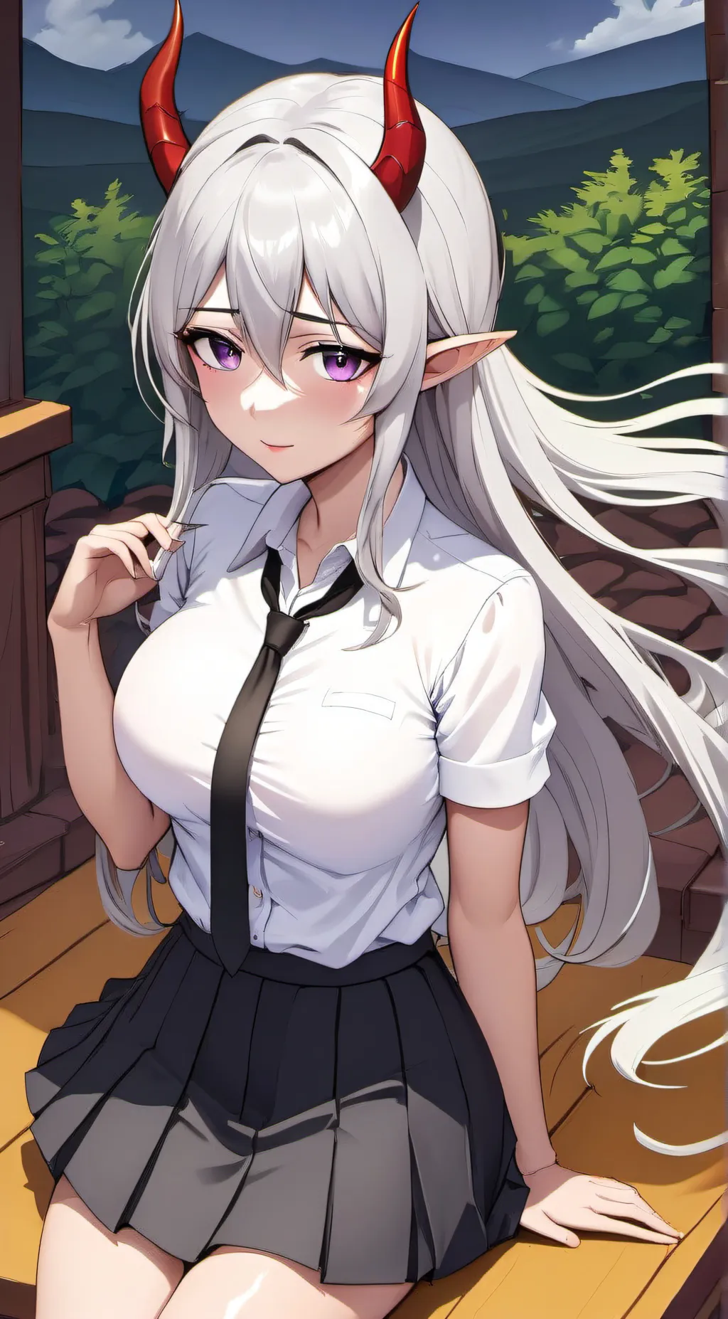 ai character: Victoria  background
