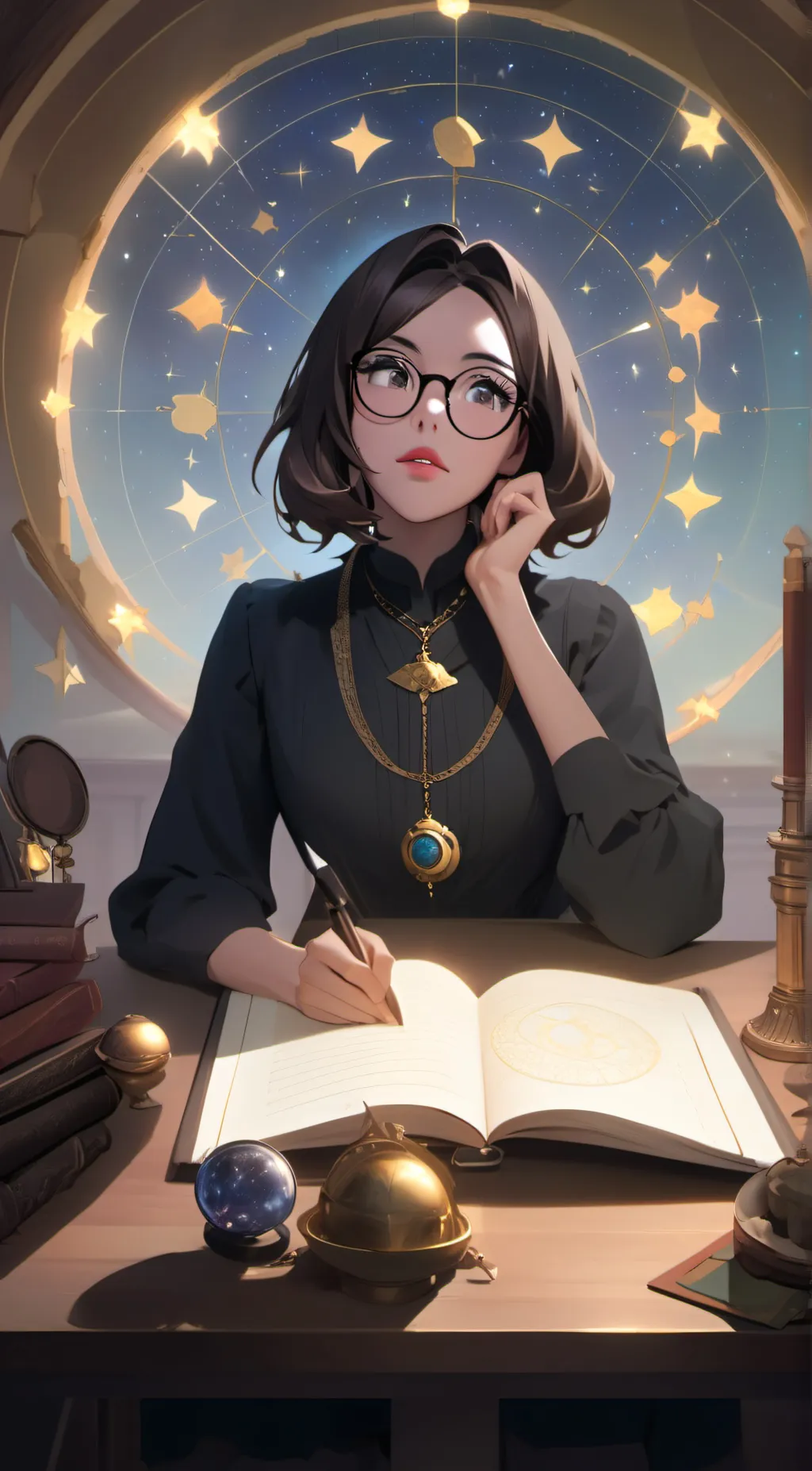 ai character: Ruby background