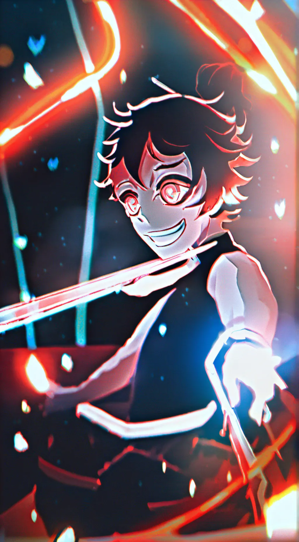 ai character: dk tanjiro background