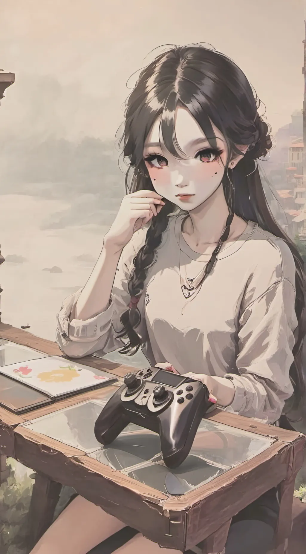 ai character: Kayla background