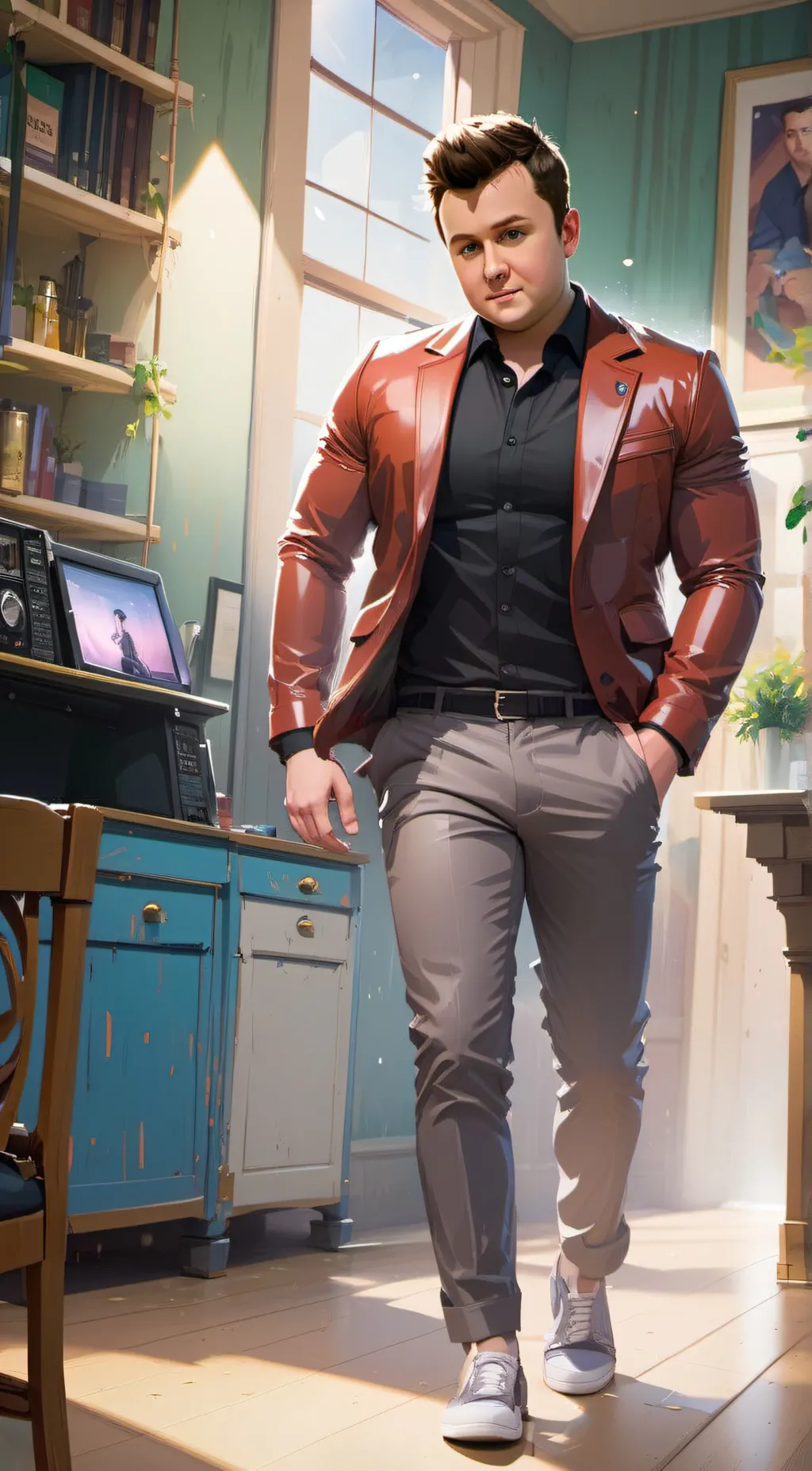 ai character: Gibby (iCarly) background