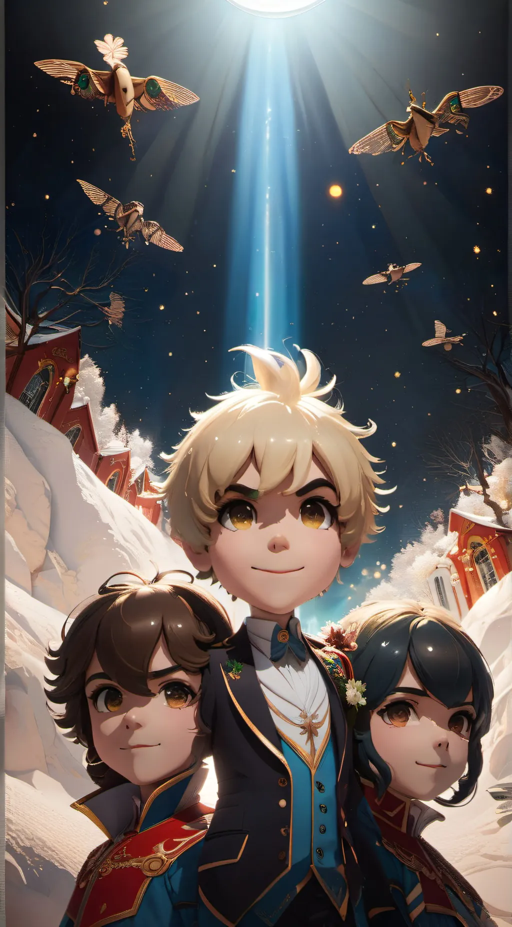 ai character: today 🤏🥰 background