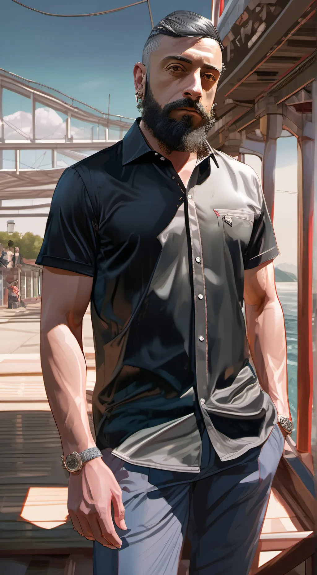 ai character: LT background