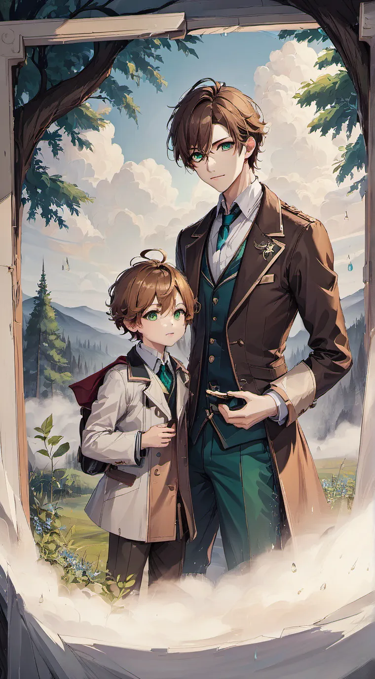 ai character: Nick & Charlie background