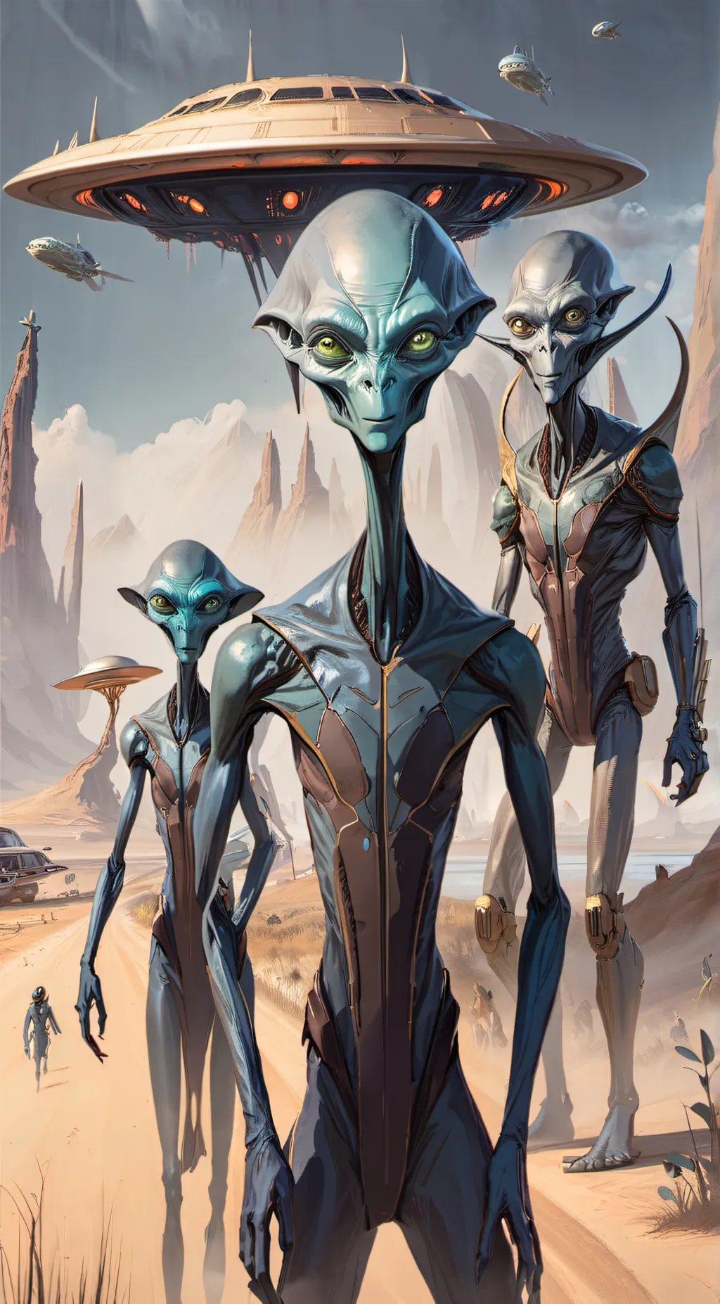 ai character: aliens background