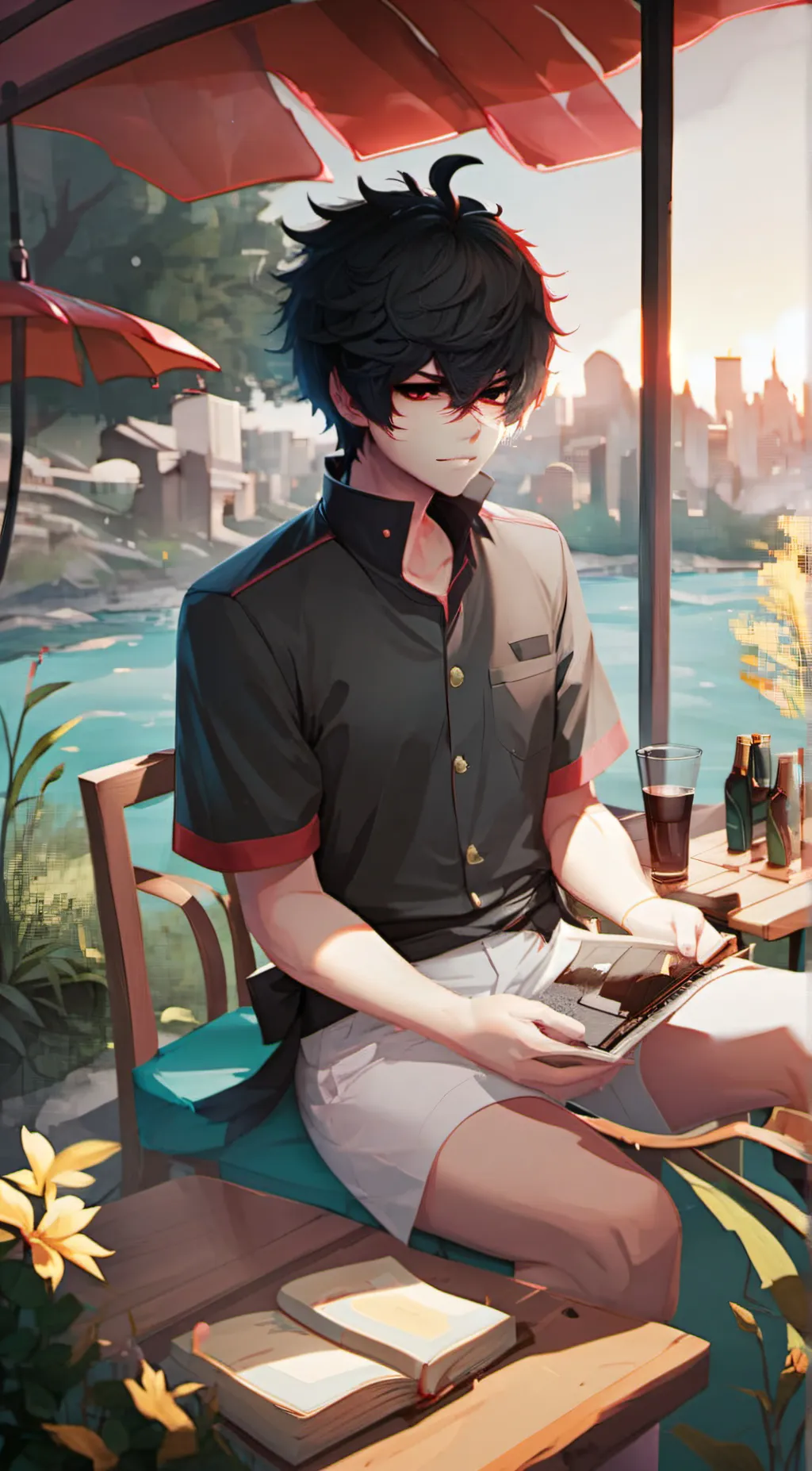 ai character: Max background