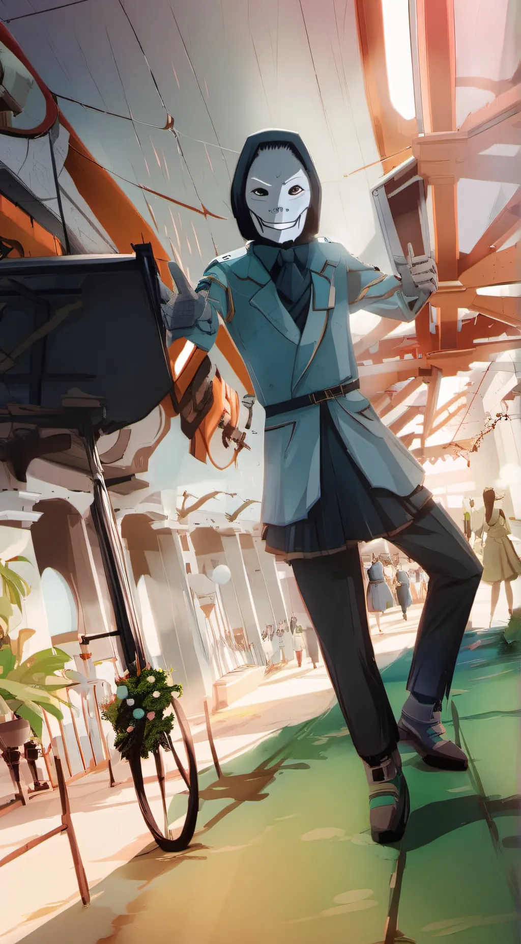 ai character: Ampera background