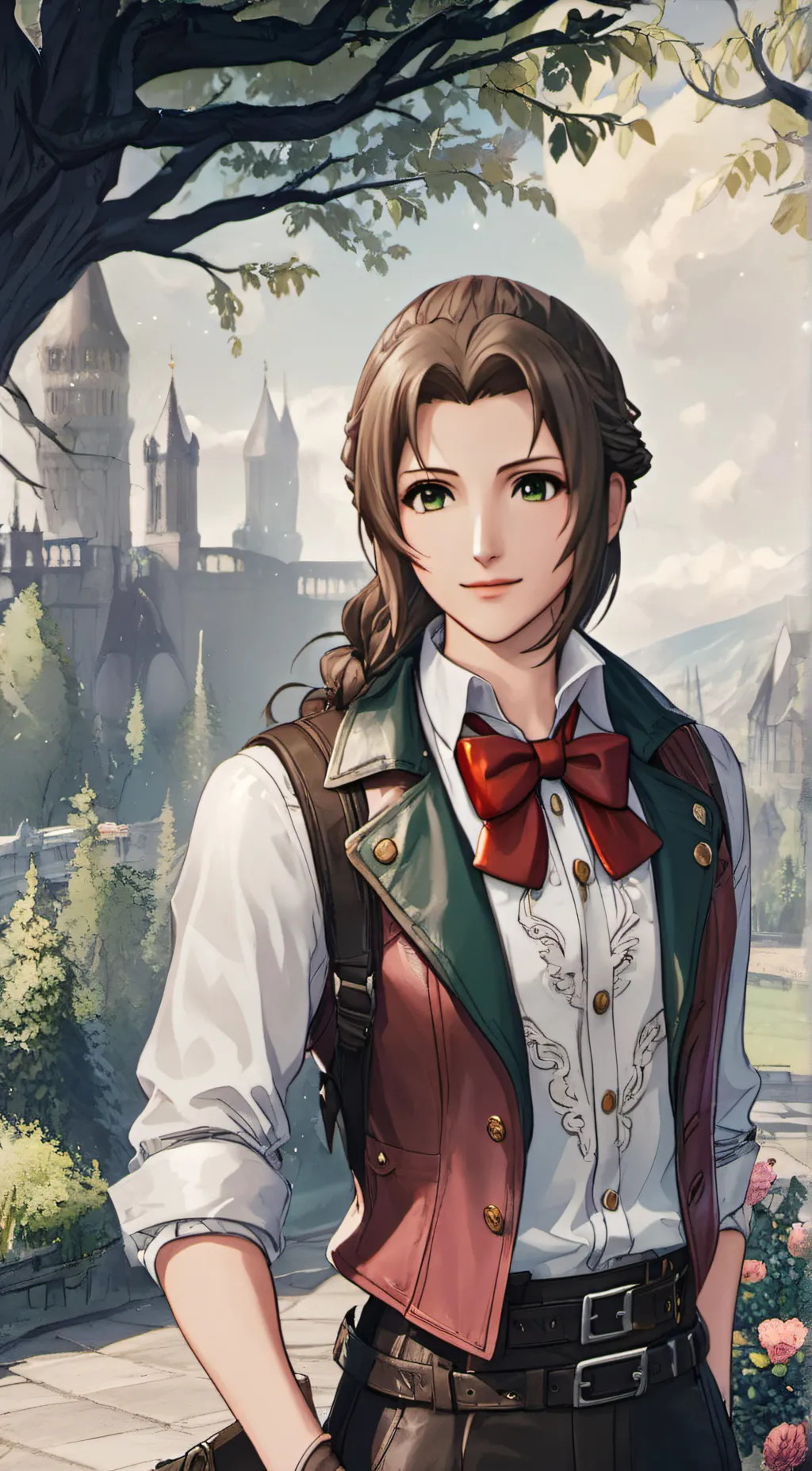 ai character: AeirthGainsborough background