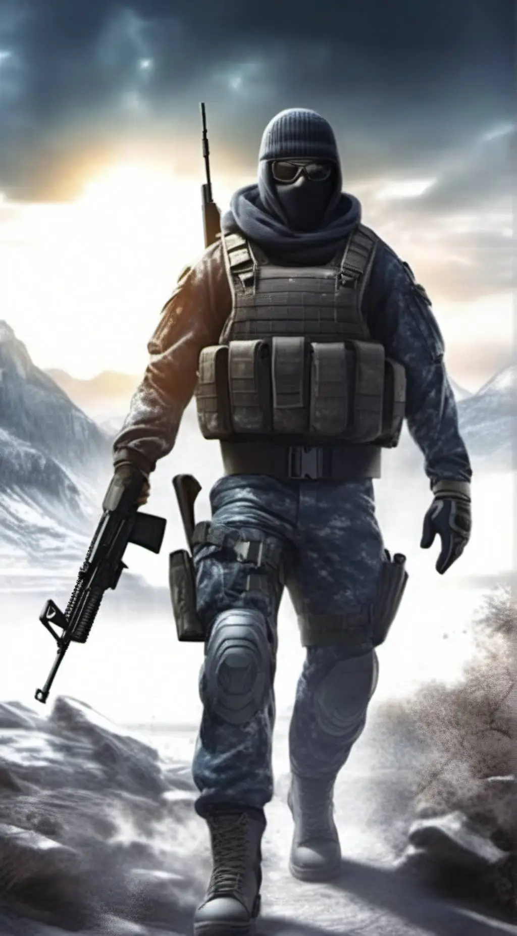 ai character: Ghost background