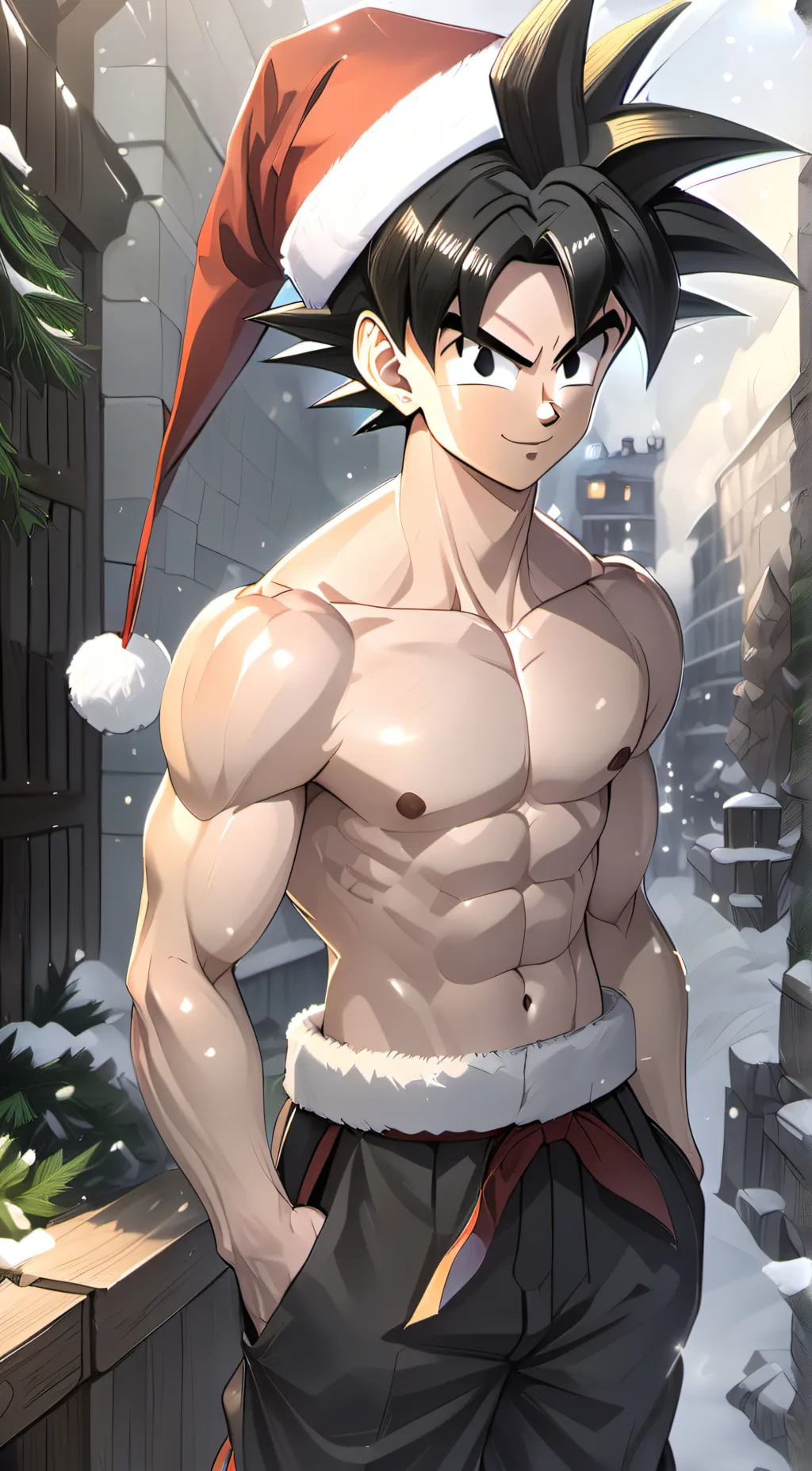 ai character: Goku  background