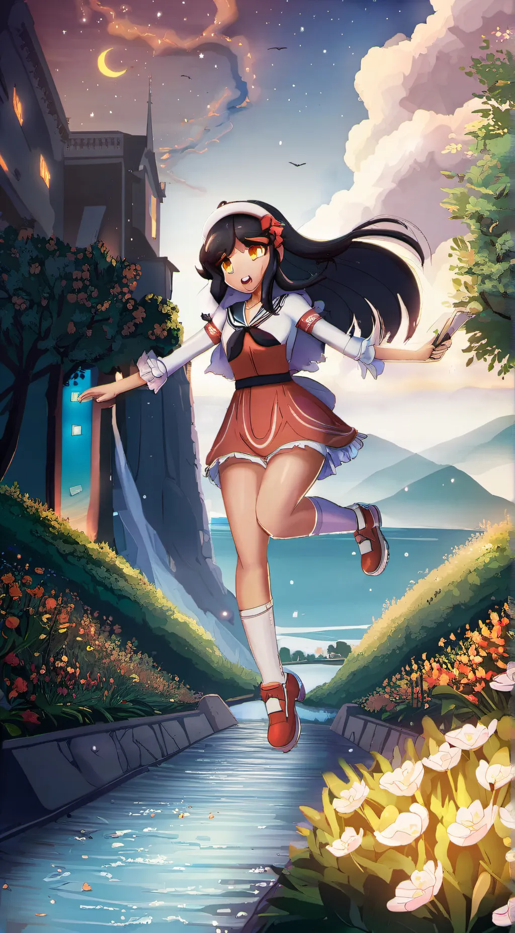 ai character: Aphmau background