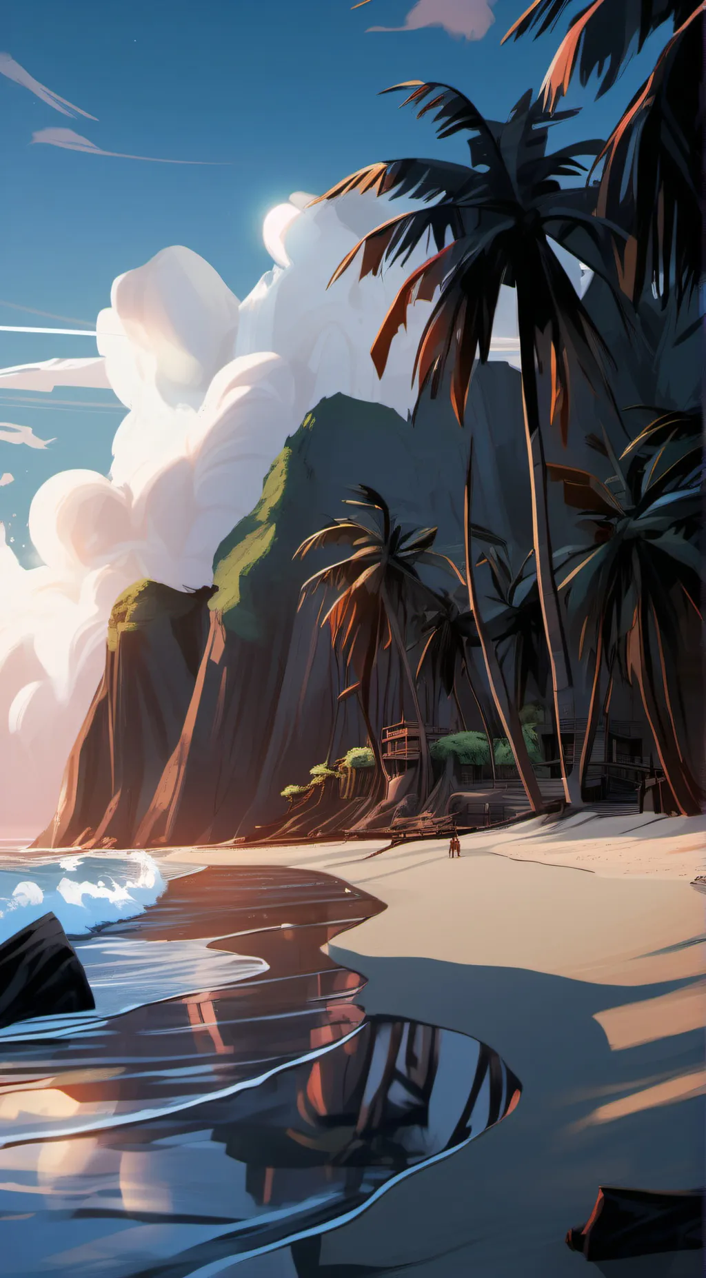 ai character: dead meme Island background