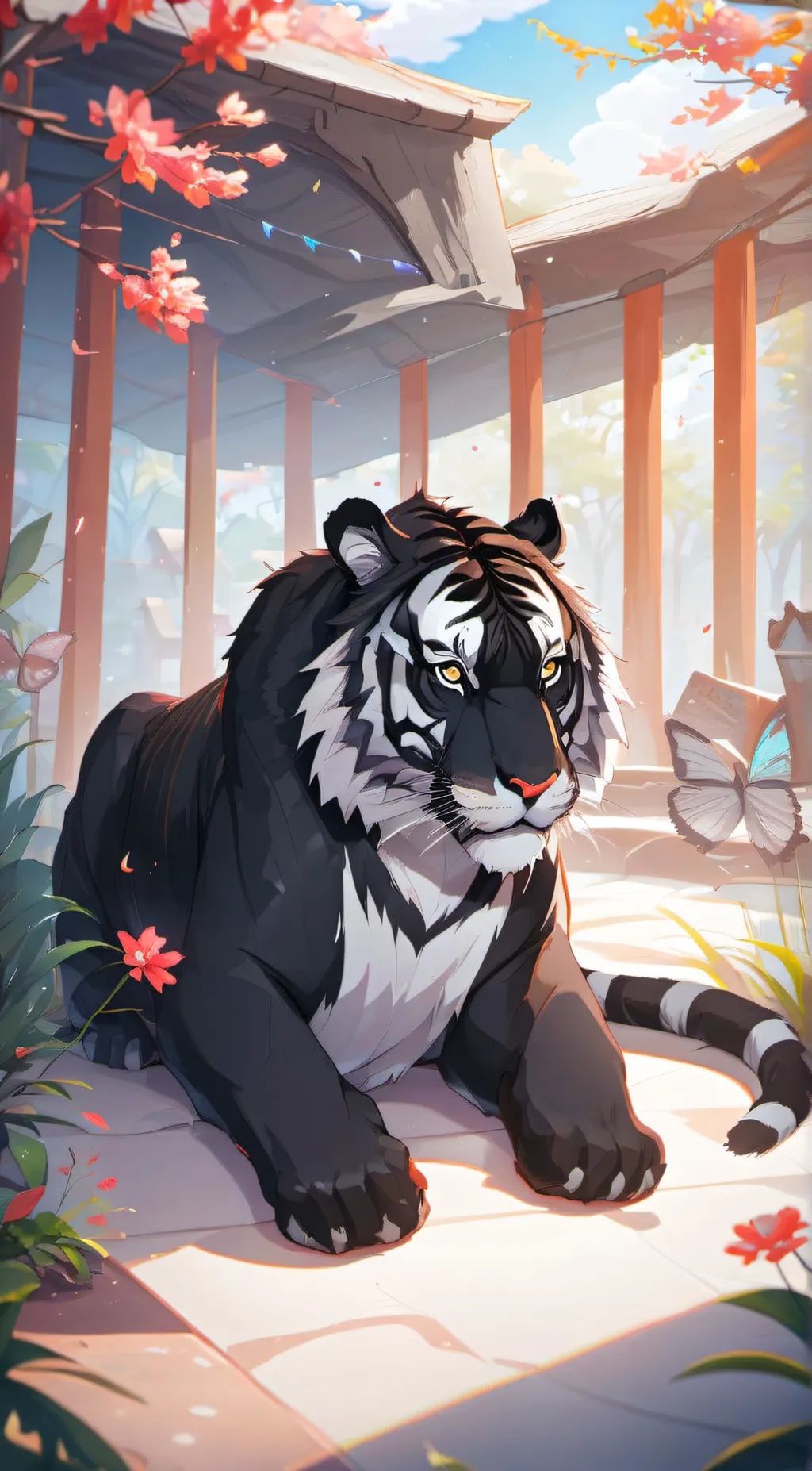 ai character: Luna background